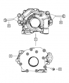 Oil pump for internal combustion engine Dodge Durango 11-24 5.7