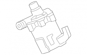 Auxiliary cooling pump BMW 7 F01 11-15 N63 N74