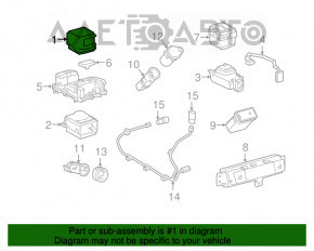 Parking button Lexus RX350 RX450h 16-19