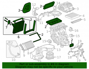 Chevrolet Impala 14-20 Evaporator