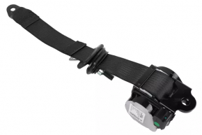 Chevrolet Equinox 21-24 rear right seat belt, black