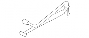 Jack handle Audi A4 B8 08-16 sedan