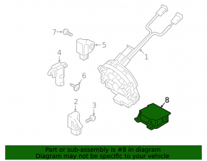 SRS airbag module airbag computer Hyundai Santa FE Sport 13-16 for re-stitching