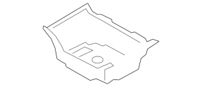Trunk trough Porsche Macan 15 - battery box
