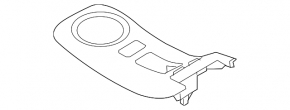 Nissan Leaf 18-19 Gearbox Shifter Overlay