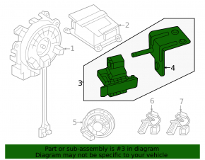 Front airbag sensor Nissan Murano 25-26