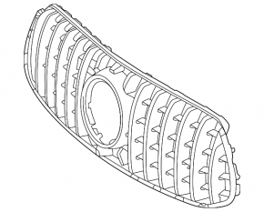 Radiator grill grill Mercedes W167 GLE 24-25
