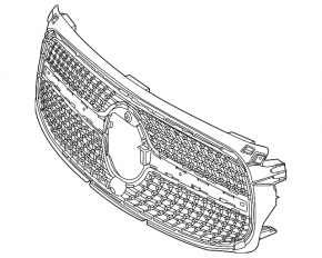 Radiator grill grill Mercedes X247 GLB 20-26