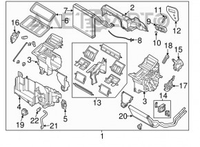 Mazda 6 13-21 Evaporator Without Sensor