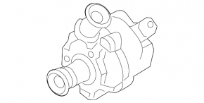 Auxiliary cooling pump Jaguar F-Pace X761 17- AJ126, 2.0t, 2.0d