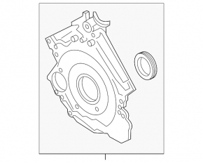 Front Engine Cover Audi A6 C7 16-18 3.0T CREC