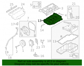 Oil pan for Audi Q5 80A 18-24 2.0T