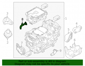 Volkswagen ID.4 21-25 front inverter tube