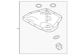 Oil pan Subaru Forester 19- SK 2.5 FB25D