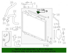 Acura MDX 21-25 Radiator Cap