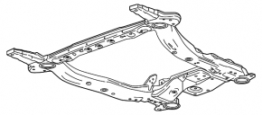 Front subframe Chevrolet Malibu 16-18