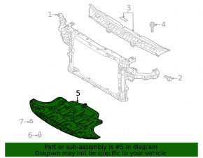Front engine guard for Kia Niro 19-22 EV