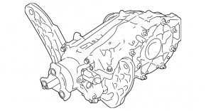 Rear differential gearbox Infiniti QX30 17-