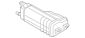 Subaru Forester 25-26 carbon canister absorber