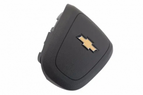 Airbag in steering wheel driver Chevrolet Trax 15-20 black, worn