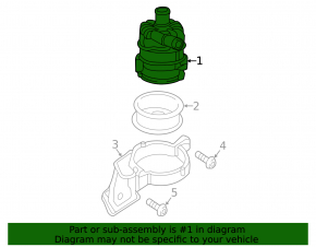 Auxiliary cooling pump Audi A6 C7 16-18 3.0T