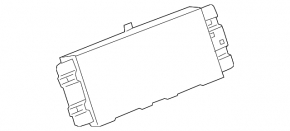 Monitor, display, navigation Audi Q7 21-21 10.1" upper