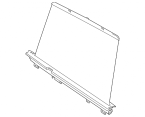 Rear right door curtain BMW X3 G01 18-24