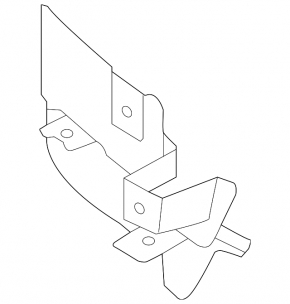 Rear left mudguard for VW Tiguan 18-24