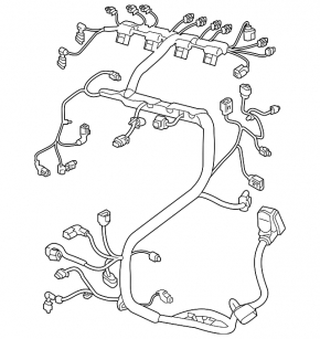 Wiring for the generator and compressor of the Audi Q3 83A 19-25