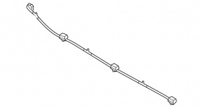 BMW 5 F10 11-16 heated windshield washer nozzle chain