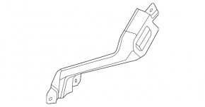 Front right wing bracket Hyundai Sonata 20-23