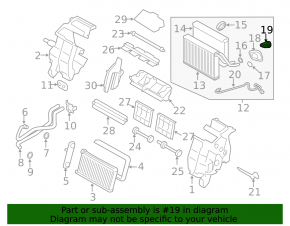 Subaru Forester 19-A/C Heater Valve