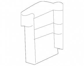 Ventilation shield left Acura MDX 14-20