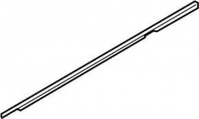 Molding door-glass central rear right Infiniti Q50 14-20 chrome