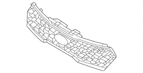 Kia Sorento 2021 HEV bare radiator grille