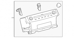 Radio tape recorder Lexus IS 14-20