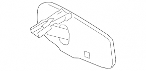 Interior mirror Lexus NX300 NX300h 18 auto-dimming