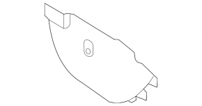 Front right center console trim Audi Q3 8U 15-18 black