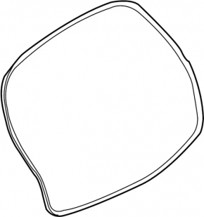 Rubber seal for trunk door Infiniti FX35 FX45 03-08