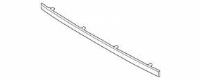 Rear bumper reflector, central, Hyundai Santa FE 21-23