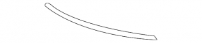 Front bumper cover right Mercedes S-class W222 14-17 AMG pkg