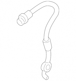 Front left brake hose Mazda 3 09-13