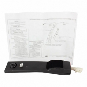 Ford Fiesta 11-19 Passenger Seat Belt Latch Black With Sensor