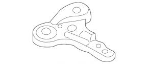 Front right subframe burr Mazda6 09-13