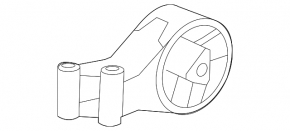 Rear engine mount Chevrolet Malibu 13-15