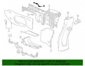 Chevrolet Bolt EUV 22-23 center console lighting