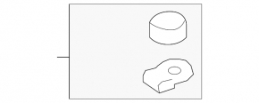 Radiator bracket upper right Kia Optima 11-15