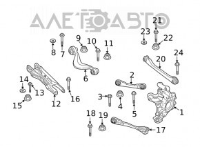 Wheel alignment bolt BMW X7 G07 19-100mm
