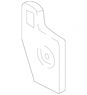 Bracket for cruise radar VW CC 16-17