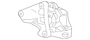 Right engine mount Chevrolet Bolt 17-
